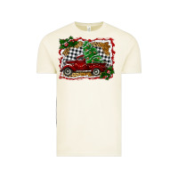 Vintage Arctic Christmas Truck With Christmas Tree Vintage Tee - RanaPortraitStore