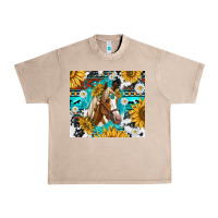 French Oak cowhide aztec horse Urban Heavy Tee - TumblerDesignByShophia