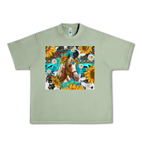 Oil Green cowhide aztec horse Urban Heavy Tee - TumblerDesignByShophia