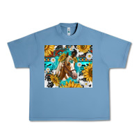 Pebble Blue cowhide aztec horse Urban Heavy Tee - TumblerDesignByShophia