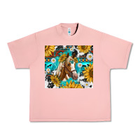 Salmon cowhide aztec horse Urban Heavy Tee - TumblerDesignByShophia