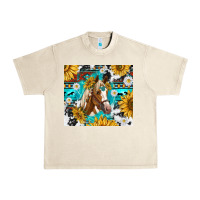 Sandshell cowhide aztec horse Urban Heavy Tee - TumblerDesignByShophia