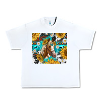 White cowhide aztec horse Urban Heavy Tee - TumblerDesignByShophia