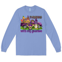 Colony Blue Parading with my gnomies Long Sleeve Tee - HowdyJamesFarm