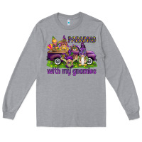 Heather Grey Parading with my gnomies Long Sleeve Tee - HowdyJamesFarm