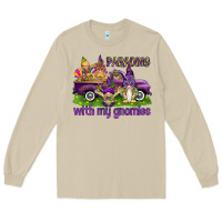 Mushroom Parading with my gnomies Long Sleeve Tee - HowdyJamesFarm