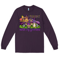 Plum Parading with my gnomies Long Sleeve Tee - HowdyJamesFarm