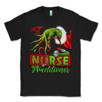 Black Christmas Character Nurse Classic Tee - NancyCooperArtShop