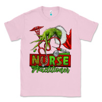 Bubblegum Pink Christmas Character Nurse Classic Tee - NancyCooperArtShop