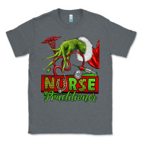 Charcoal Heather Christmas Character Nurse Classic Tee - NancyCooperArtShop