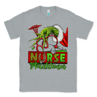 Heather Grey Christmas Character Nurse Classic Tee - NancyCooperArtShop