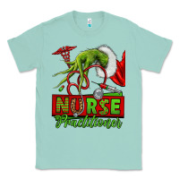 Seafoam Christmas Character Nurse Classic Tee - NancyCooperArtShop