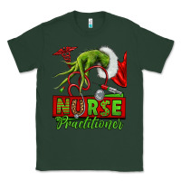 Sports Green Christmas Character Nurse Classic Tee - NancyCooperArtShop
