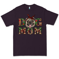 Plum Christmas Dog Mom Premium Tee - RanaPortraitStore