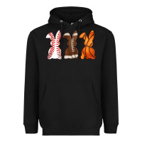 Black western easter support bunny Heavyweight Hoodie - Artiststas