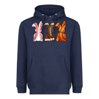 Navy western easter support bunny Heavyweight Hoodie - Artiststas