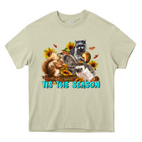 Mossy Fall Tis The Season Animals Heavy Core Tee - LillyAllenDesigns