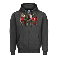 Charcoal Heather tis the season Zipper Hoodie - SublimationCraftShop