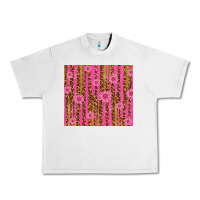 Lunar Rock glitter pink stripe leopard pattern with flowers Urban Heavy Tee - TumblerDesignByShophia