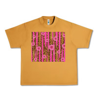 Peanut Butter glitter pink stripe leopard pattern with flowers Urban Heavy Tee - TumblerDesignByShophia