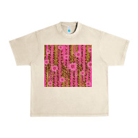 Sandshell glitter pink stripe leopard pattern with flowers Urban Heavy Tee - TumblerDesignByShophia