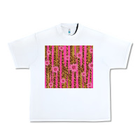 White glitter pink stripe leopard pattern with flowers Urban Heavy Tee - TumblerDesignByShophia