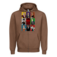 Chestnut Clue Movie Zipper Hoodie - minhPixels