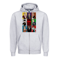 Heather Grey Clue Movie Zipper Hoodie - minhPixels