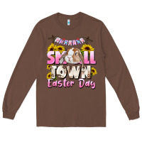 Chestnut Small town Easter Day Long Sleeve Tee - CowGirlArtShop