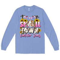 Colony Blue Small town Easter Day Long Sleeve Tee - CowGirlArtShop