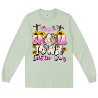 Matcha Small town Easter Day Long Sleeve Tee - CowGirlArtShop