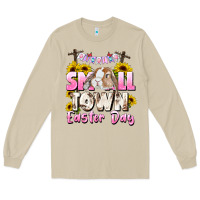 Mushroom Small town Easter Day Long Sleeve Tee - CowGirlArtShop