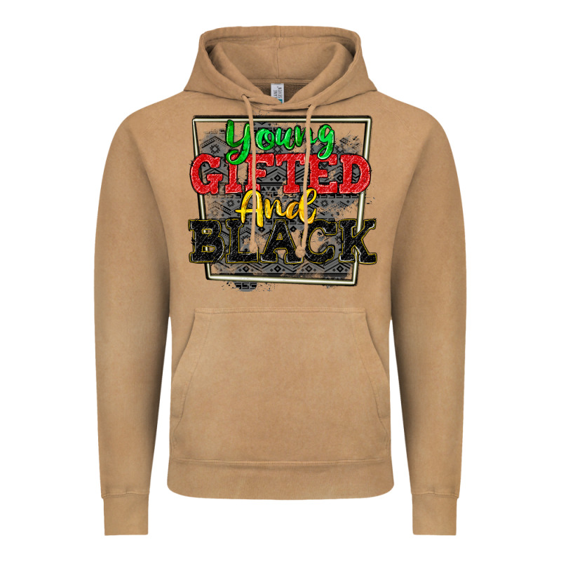 Young Gifted And Black Vintage Hoodie by CowGirlArtShop | Teevron