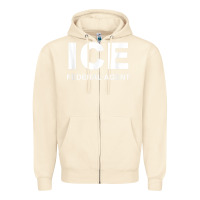 Sandshell ICE Federal Agent Halloween Costume Police Immigration Shirt Zipper Hoodie - minhPixels