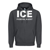 Smoke ICE Federal Agent Halloween Costume Police Immigration Shirt Zipper Hoodie - minhPixels