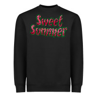Black sweet summer watermelon Heavyweight Sweatshirt - BundleAndBundleShop