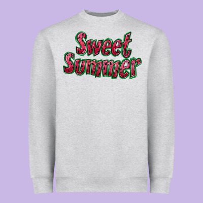 Sweet Summer Watermelon Heavyweight Sweatshirt Designed By Bundleandbundleshop