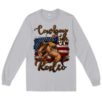Moon Dust cowboy up rodeo bucking bronco Long Sleeve Tee - Jasminsmagicworld