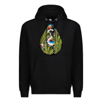 Black mexican teardrop  3 Premium Hoodie - BundleAndBundleShop