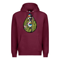 Burgundy mexican teardrop  3 Premium Hoodie - BundleAndBundleShop