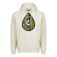 Oatmeal Heather mexican teardrop  3 Premium Hoodie - BundleAndBundleShop