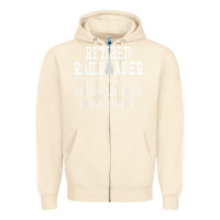 Sandshell Mens Railroad Retirement Gifts For Men Zipper Hoodie - minhPixels