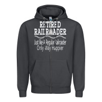Smoke Mens Railroad Retirement Gifts For Men Zipper Hoodie - minhPixels