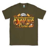 Army Green Thanksgiving Cooking Crew Classic Tee - texasbilliewilder