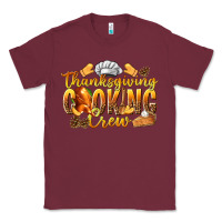 Burgundy Thanksgiving Cooking Crew Classic Tee - texasbilliewilder