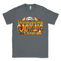 Charcoal Heather Thanksgiving Cooking Crew Classic Tee - texasbilliewilder