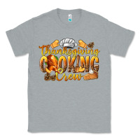 Heather Grey Thanksgiving Cooking Crew Classic Tee - texasbilliewilder