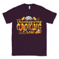 Plum Thanksgiving Cooking Crew Classic Tee - texasbilliewilder