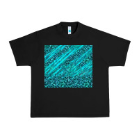 Black blue glitter with leopard pattern Urban Heavy Tee - TumblerDesignByShophia