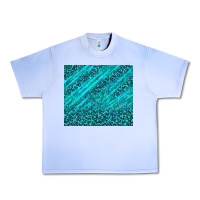 Grape Ice blue glitter with leopard pattern Urban Heavy Tee - TumblerDesignByShophia